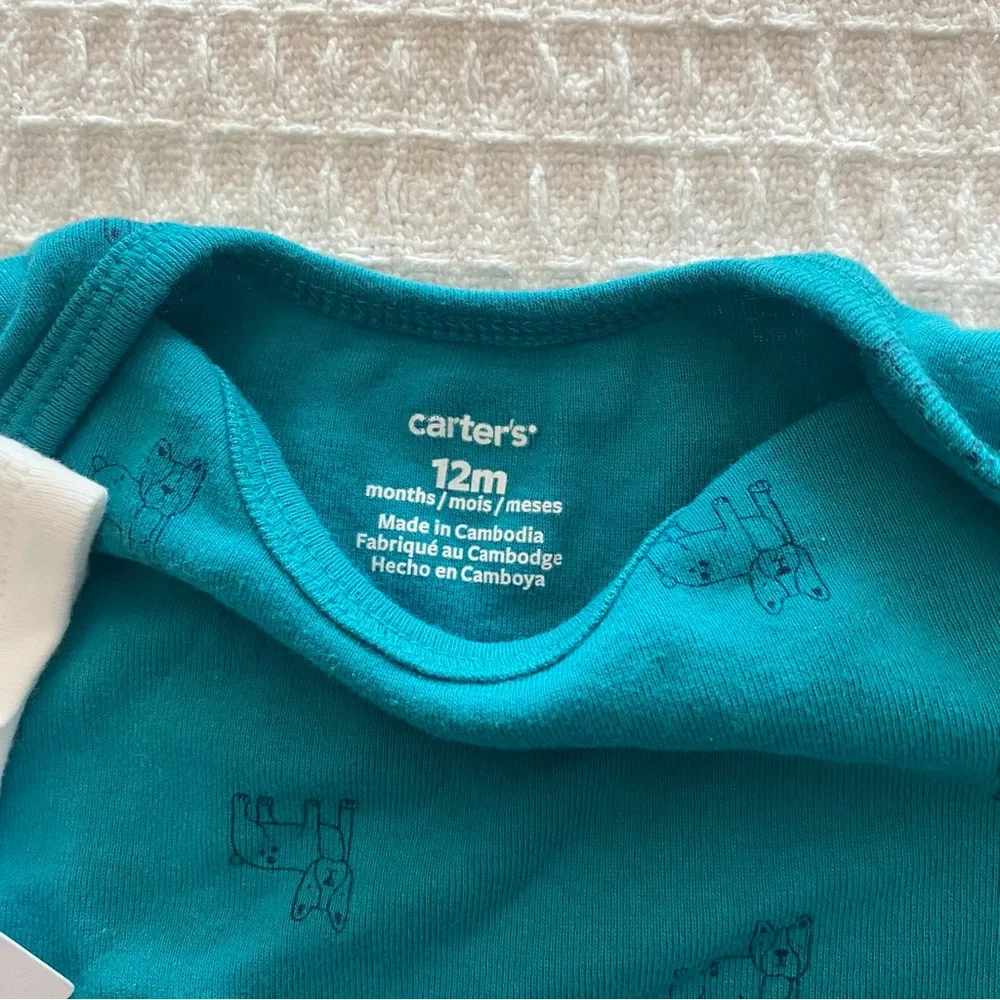 Carter’s 12M Easter spring summer onesie bundle